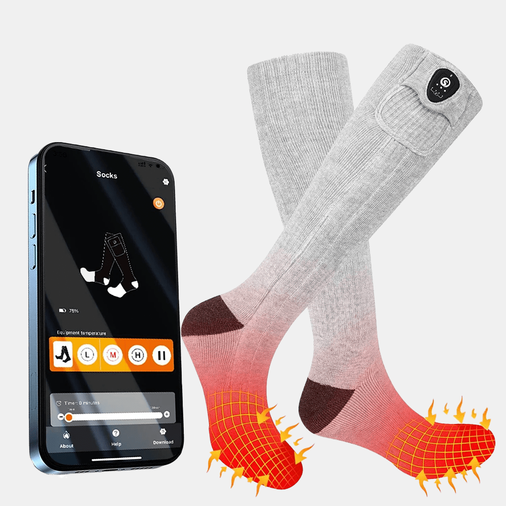 Savior Heat - Värmestrumpor med Bluetooth och App-styrning Värmestrumpor Savior Heat - Nordiq Heat