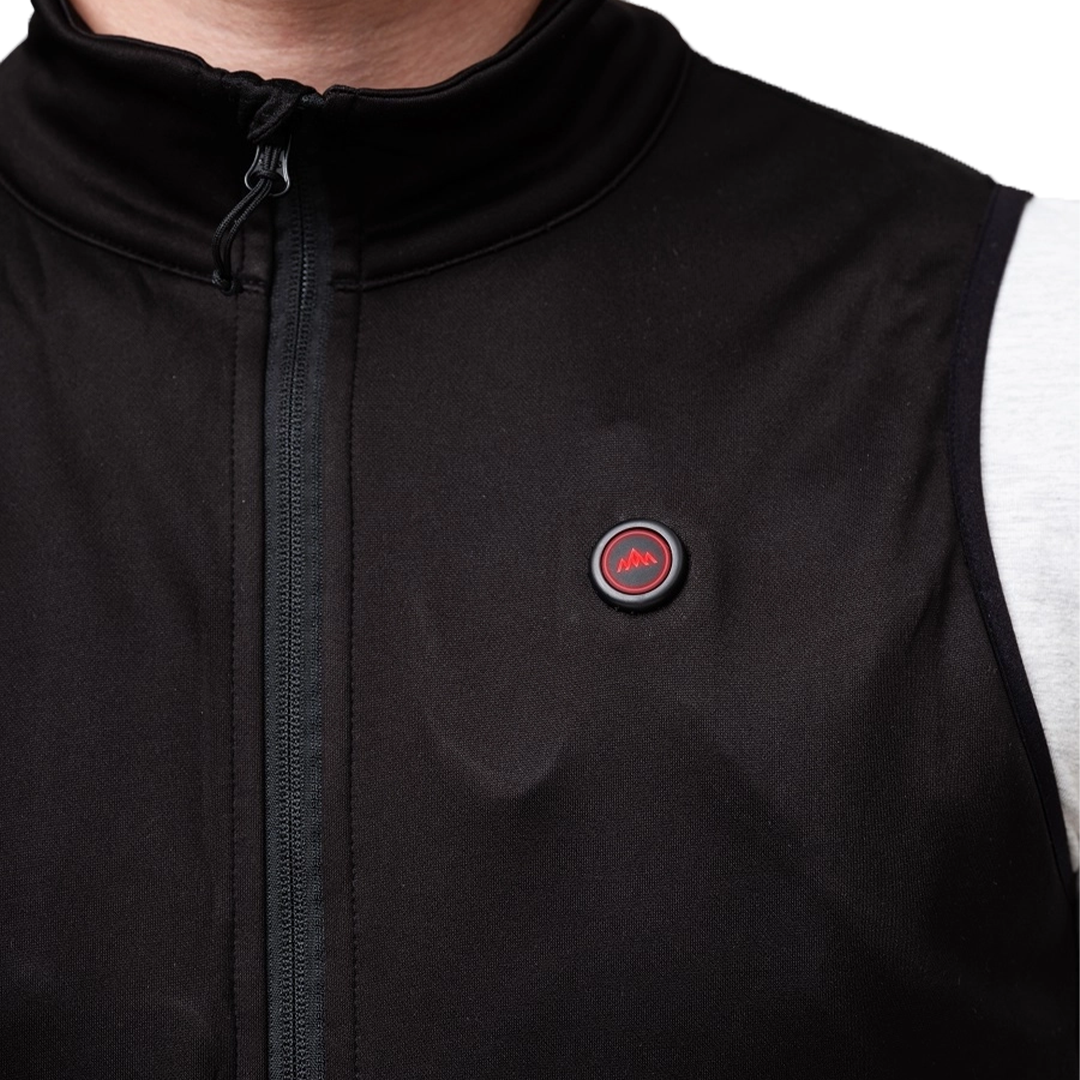 HeatX - Värmefleeceväst Herr Svart