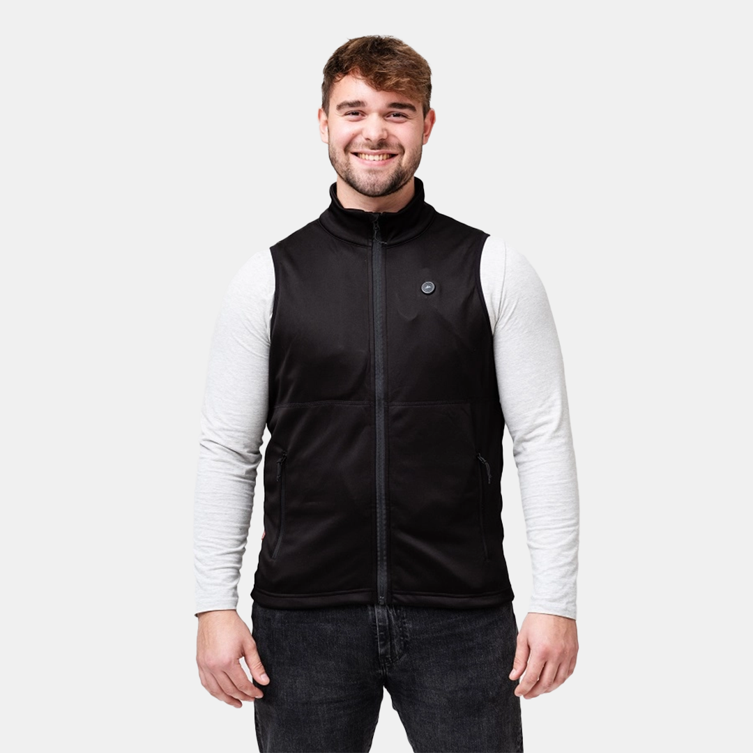 HeatX - Värmefleeceväst Herr Svart