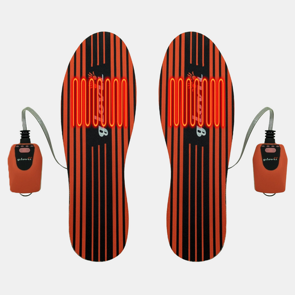 Glovii - Varmesåler for Skikjøring Ultratynne med Appstyring