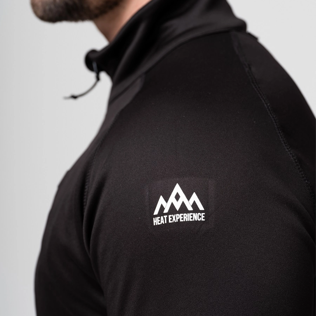HeatX - Värmefleece Herr Svart