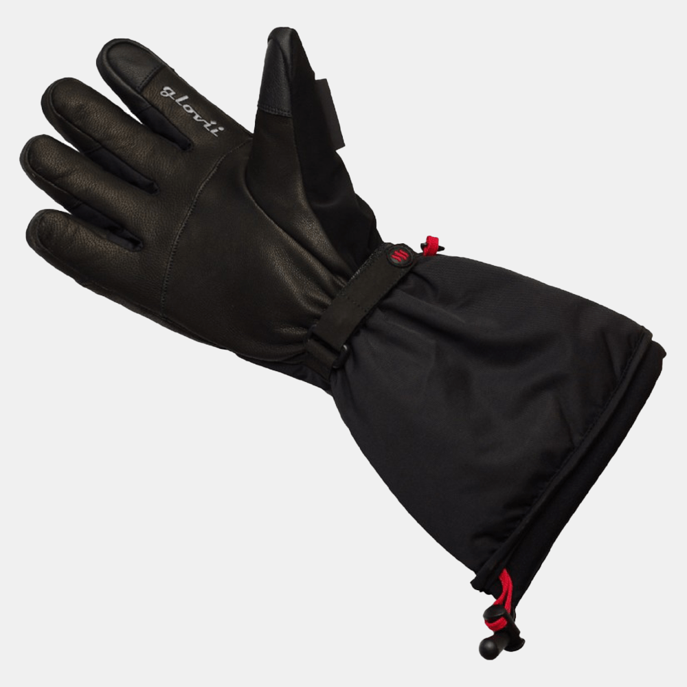 Glovii Svarta Värmehandskar för Skidåkning - Nordiq Heat