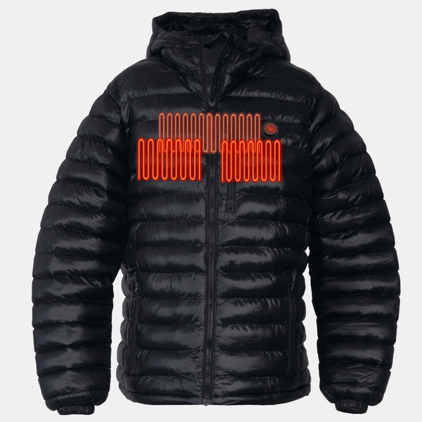 Glovii - Varm jakke herre svart