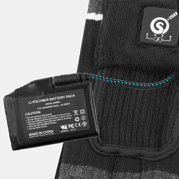 Savior Heat - Varmesokker Svart/Grå